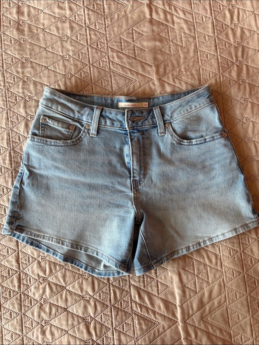 Levi’s A-Line Denim Shorts